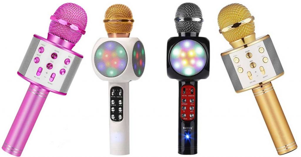 Microfon de karaoke cu ecou pentru dedicații ca la lăutari