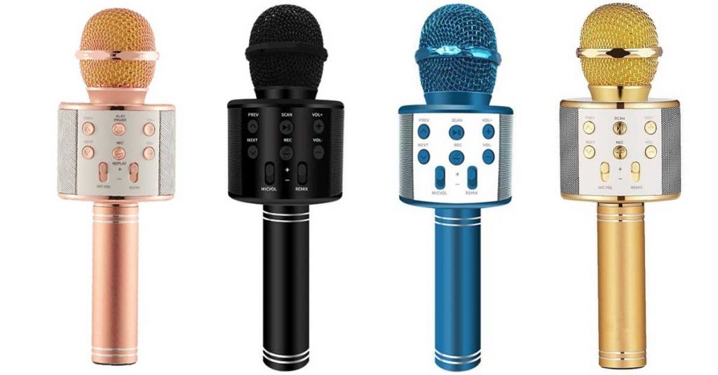 Microfon Karaoke cu bluetooth și boxă