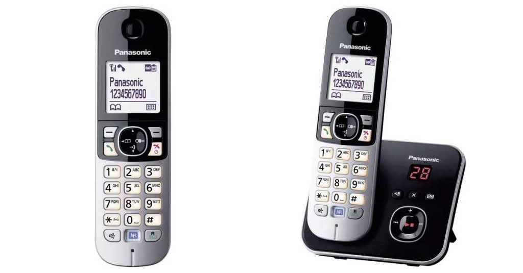 Telefon fix fără fir Panasonic DECT KX-TG6821FXB
