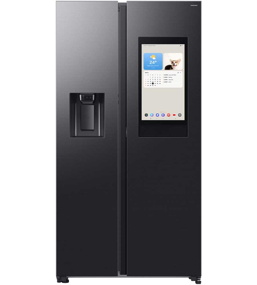 Frigider smart Samsung Bespoke AI Side By Side F-Hub RS90F66BEFEO
