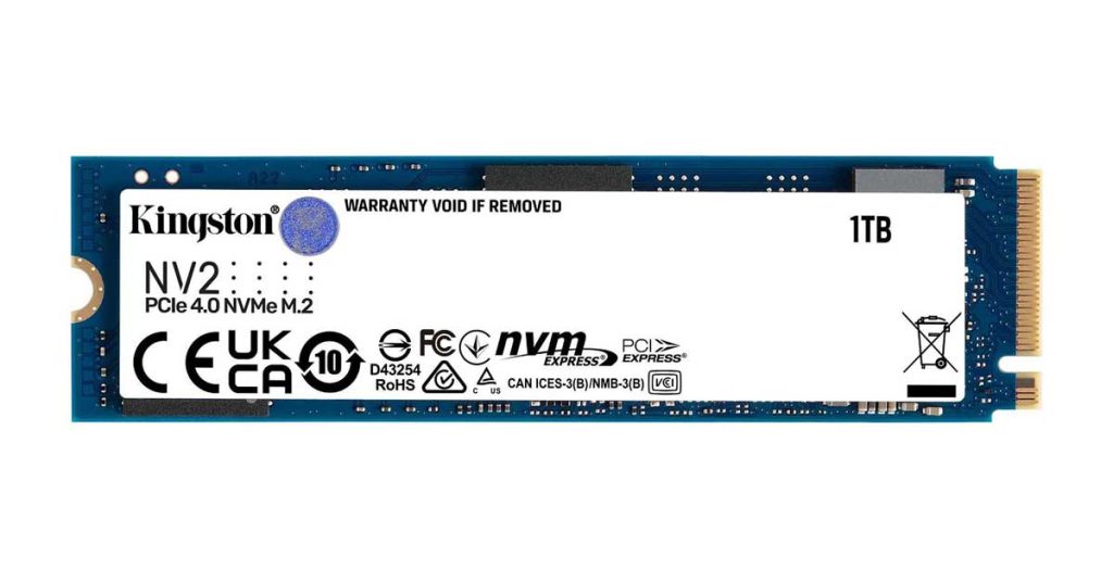 Solid-State Drive (SSD) M.2 Kingston NV2