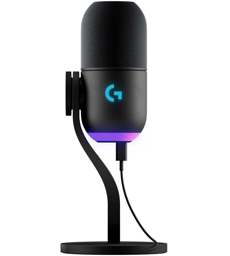 Microfon de gaming Logitech Yeti GX