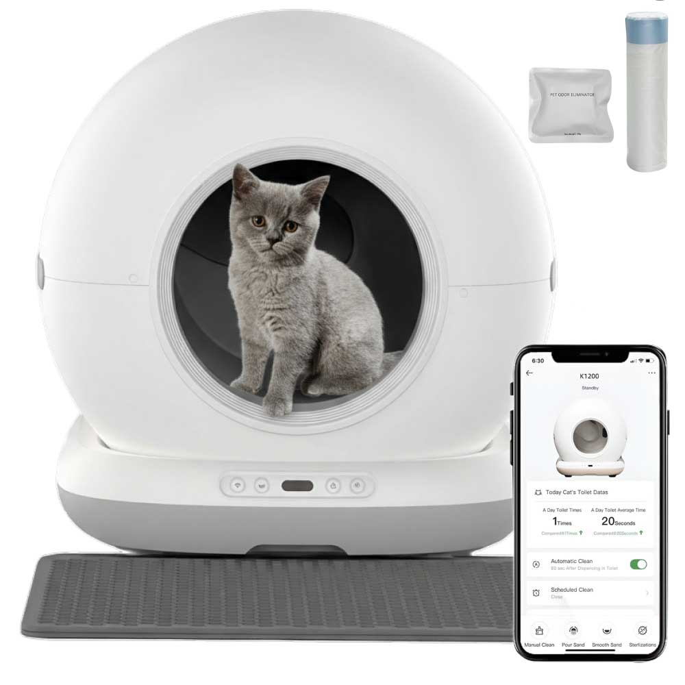 Litieră automată smart pentru pisici SeveShop