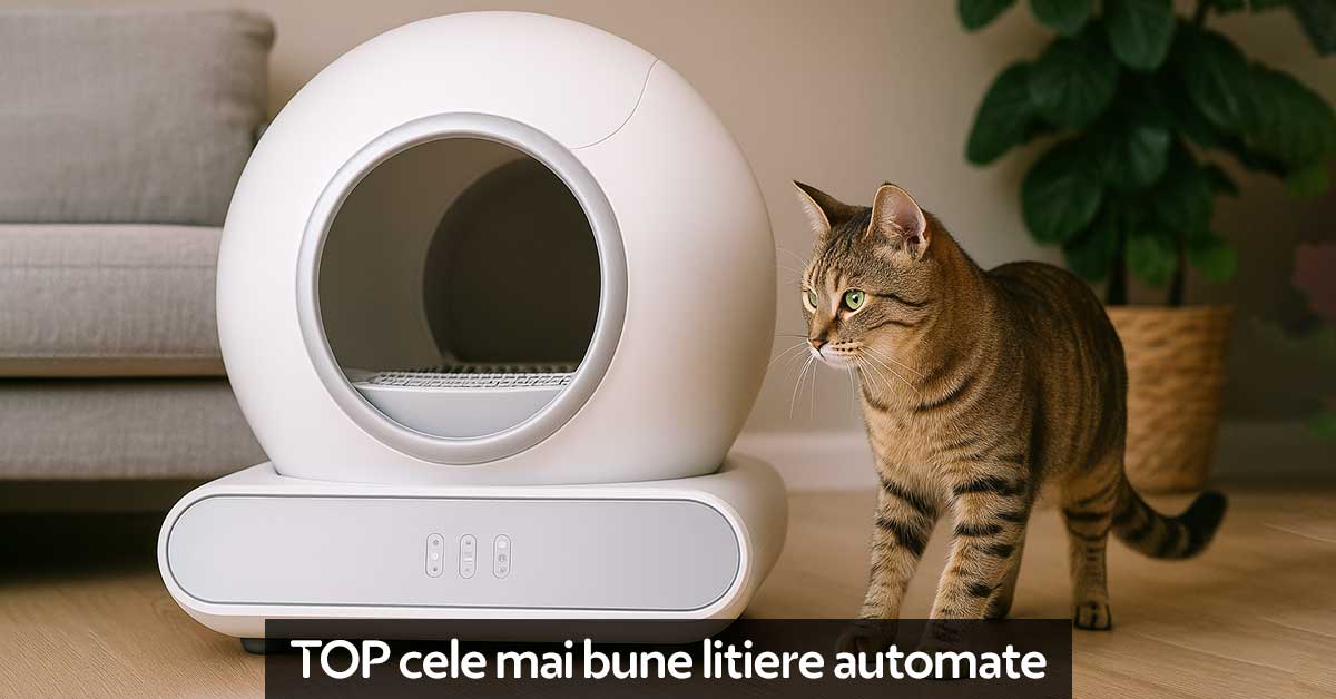TOP cele mai bune litiere automate pentru pisici